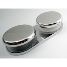 زاوية 180 زجاج زجاج غطاء مدور كروم لميع زاوية 180 زجاج زجاج غطاء مدور كروم لميع